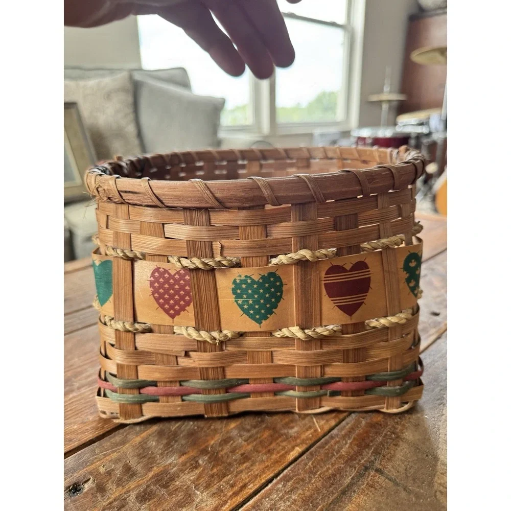 Woven Heart vintage heart